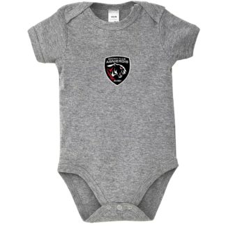 Body coton Bébé Gris - modèle LOGO