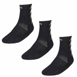 Pack de 3 paires de chaussettes Kappa Noir - modèle ELENO