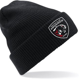 Bonnet tricot Noir - modèle HERITAGE