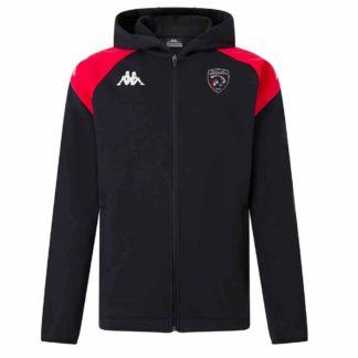 Veste zippée coton Kappa Enfant Rouge – modèle LIANTOZI