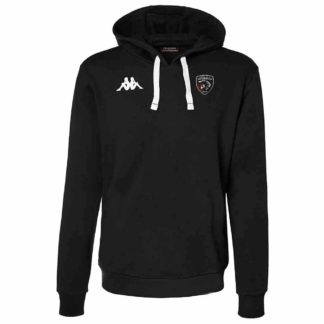 Sweat capuche Kappa Enfant Noir – modèle BALI
