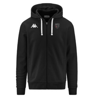 Sweat zippé Kappa Homme Noir – modèle BANTO