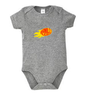 Body coton Bébé Gris - modèle LOGO