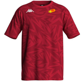 Tee shirt poly Kappa Adulte Rouge – modèle FAVERO
