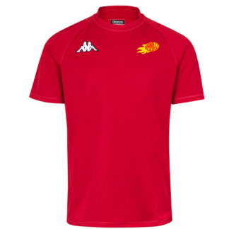 Maillot rugby KAPPA Adulte Rouge – modèle TELESE