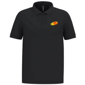 Polo coton piqué Enfant Noir - modèle COTON