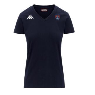 Tee shirt coton Kappa Femme Marine – modèle BRIZZA