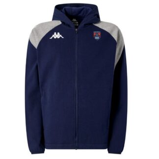 Veste zippée coton Kappa Homme Marine – modèle LIANTOZI