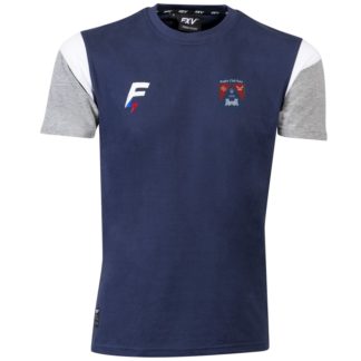 Tee Shirt coton Force XV Marine Gris Adulte – modèle CONQUETE