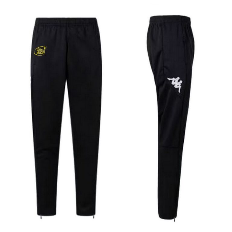 Bas de jogging slim KAPPA Enfant NOIR – modèle LORENTE