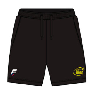 Bermuda FORCE XV Noir – modèle MOLLETON