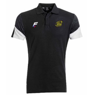 Polo coton FORCE XV Noir Adulte  – Modèle CHISTERA