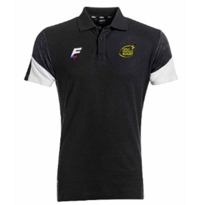 Polo coton FORCE XV Noir Adulte  – Modèle CHISTERA