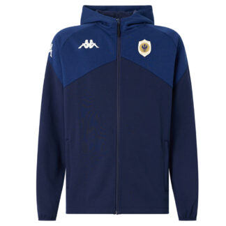 Veste capuche full zip Kappa Homme Marine – modèle FIANTO