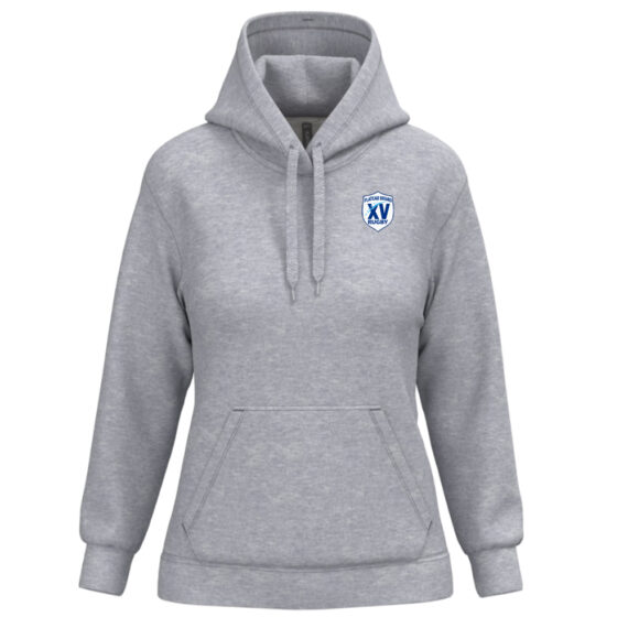Sweat capuche Femme Gris - modèle COTON
