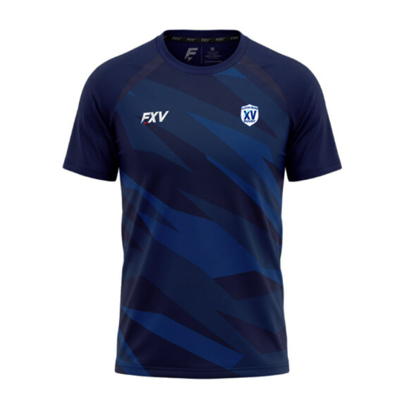 Maillot rugby Force XV Marine Adulte – modèle OVALIE