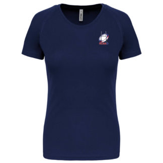 Tee shirt Femme Bio Marine - modèle COTON