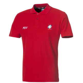 Polo coton Force XV Rouge Enfant – modèle FORCE