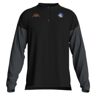 Haut training 1/4 zip Enfant KAPPA Noir - modèle GASSOLO