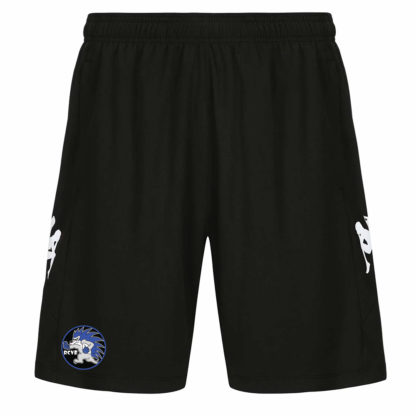 Short training Kappa Homme Noir – modèle LUVIOZIP