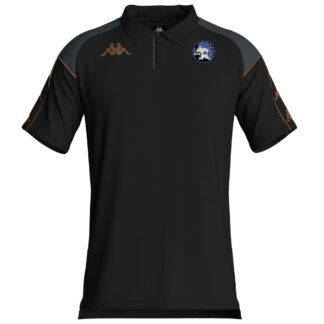 Polo coton Kappa Enfant Noir – modèle MASTIO