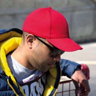 Casquette coton Rouge - modèle KANSAS