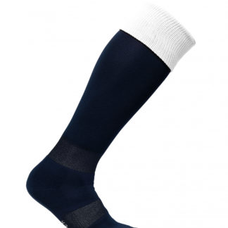 Chaussettes bicolore Marine Blanc - modèle RUGBY