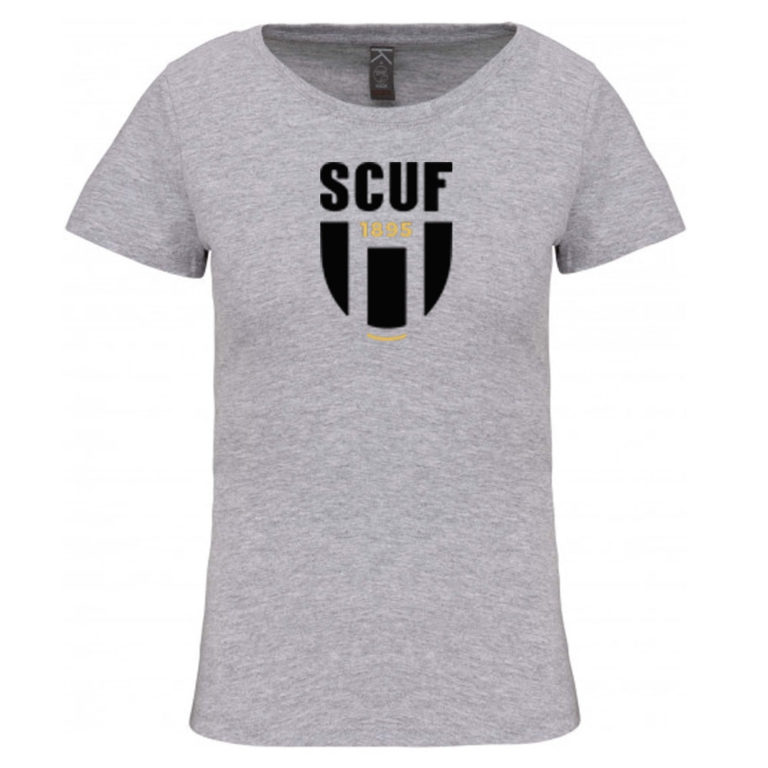 Tee shirt Femme Bio Gris - modèle COTON