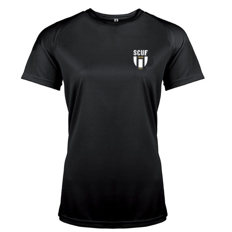 Tee shirt perf Femme Noir - modèle PROACT