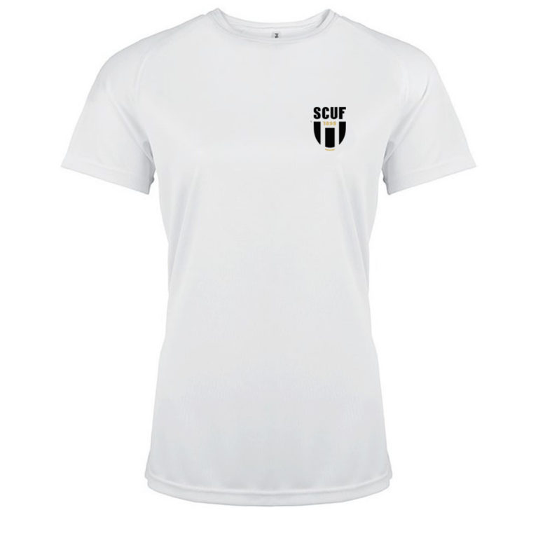 Tee shirt perf Femme Blanc - modèle PROACT