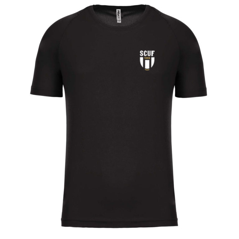 Tee shirt poly Enfant Noir - modèle PROACT
