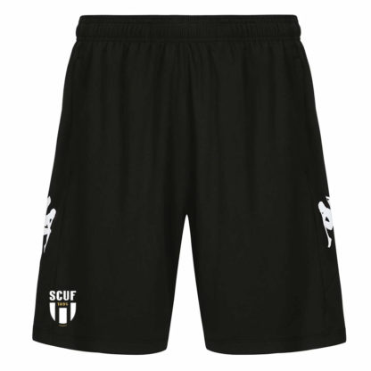 Short training Kappa Enfant Noir – modèle LUVIOZIP
