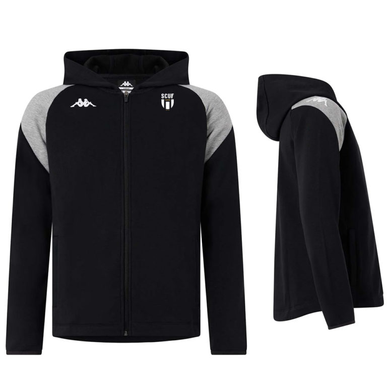 Sweat coton Kappa Femme Noir – modèle LIANTAZI
