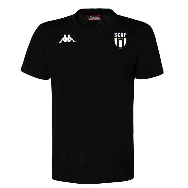Tee shirt coton Kappa Enfant Noir – modèle BRIZZO