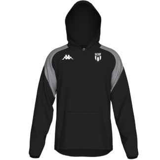 Sweat coton Kappa Enfant Noir – modèle LIANTO
