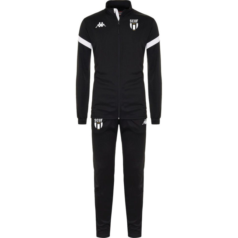 Survêtement Kappa Enfant Noir Blanc – modèle DALCITO