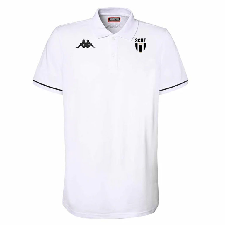 Polo coton Kappa Homme Blanc – modèle BARLI