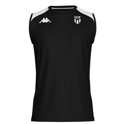 débardeur training KAPPA Homme Noir – modèle LEBBIO