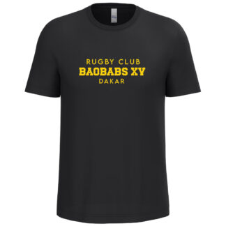 Tee shirt Homme Bio Noir - modèle BAOBABS