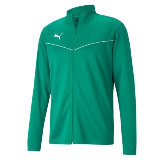 Veste zippée Puma polyester verte homme - modèle RISE