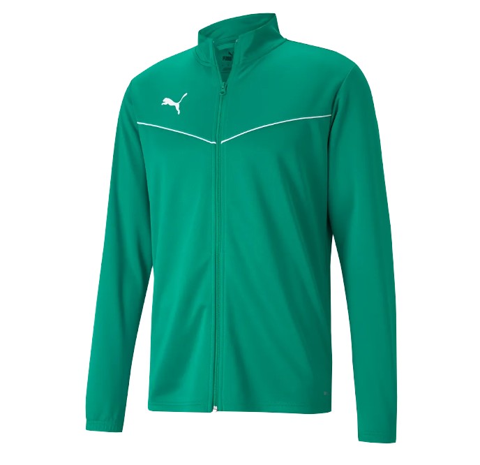 Veste zippée Puma polyester verte homme - modèle RISE
