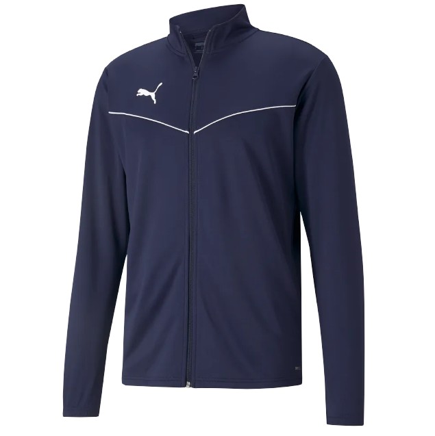 Veste zippée Puma polyester marine homme – modèle RISE