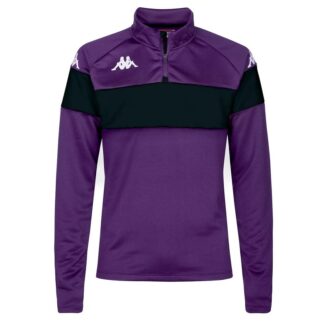 Veste 1/4 zip Kappa homme violet - modèle DOVARE