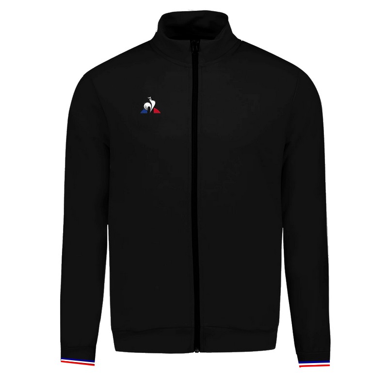 Veste zippée Le Coq Sportif noir homme - modèle FZ BBR
