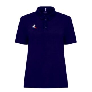 Polo Le Coq Sportif marine femme - modèle COTON