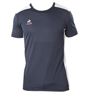 Tee shirt Le Coq Sportif polyester marine homme - modèle N° 12