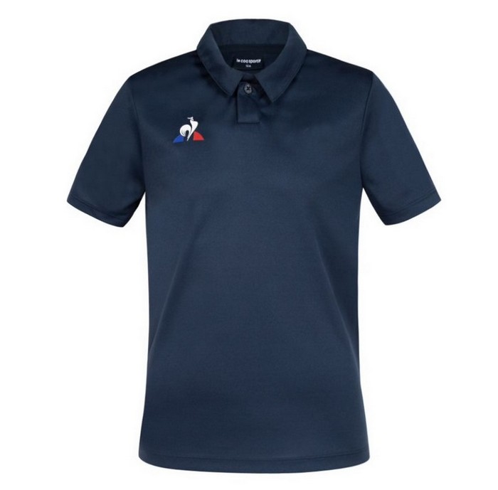 Polo Le Coq Sportif polyester marine enfant - modèle N° 11