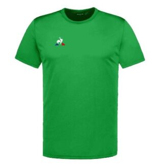 Tee shirt Le Coq Sportif polyester vert homme – modèle N°1