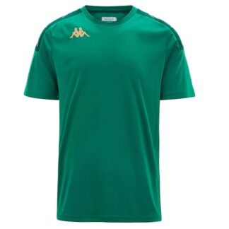 Tee shirt polyester Kappa vert homme - modèle GIANTO