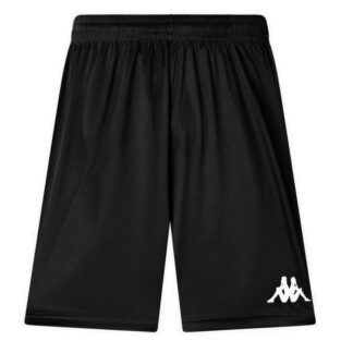 Short Kappa polyester noir enfant - modèle BORGO